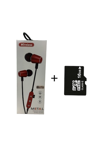 Platoon MS-T14 Bluetooth Kulak İçi Kulaklık MP3 Çalar + 16 GB Hafıza Kartı