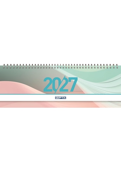 Gıpta 2027 Spiralli Masa Takvimi 12x33 Cm 504-btk 5 Adet