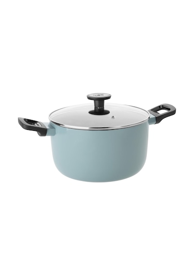 Berghoff Leo Slate Pastel Mavi Alüminyum Tencere 24 Cm