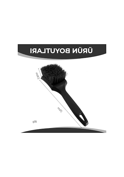 Lastik Ve Paspas Temizleme Fırçası - Sert Kıllı, Ergonomik
