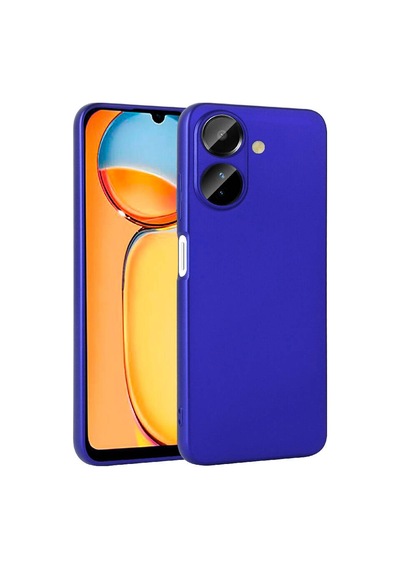 Zore Redmi 13c Kılıf Ogaa Premier Silikon Kapak - Saks Mavi
