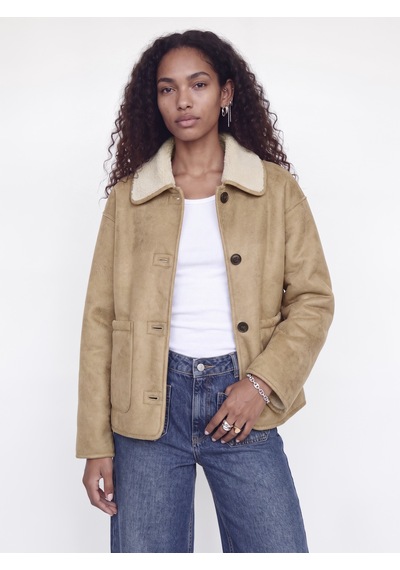 Jack & Jones Kadin Ispanyol Yaka Dügmeli Ceket - Sadie - 12301321 Cornstalk