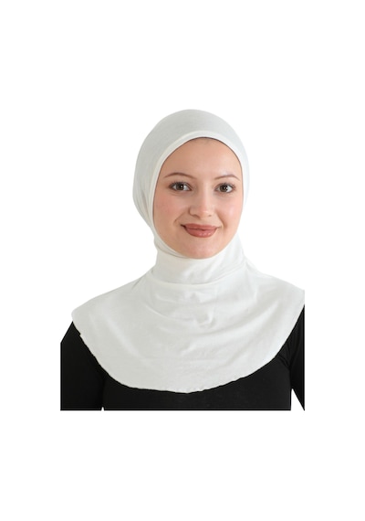Modish Group Kadın Boyunluklu Hijab Tesettür Pratik Spor Bone - Sarı Krem