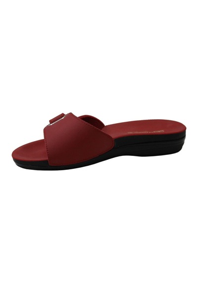 Ceyo Marina-1 Kırmızı Ortapedik Bayan Terlik & Sandalet 001