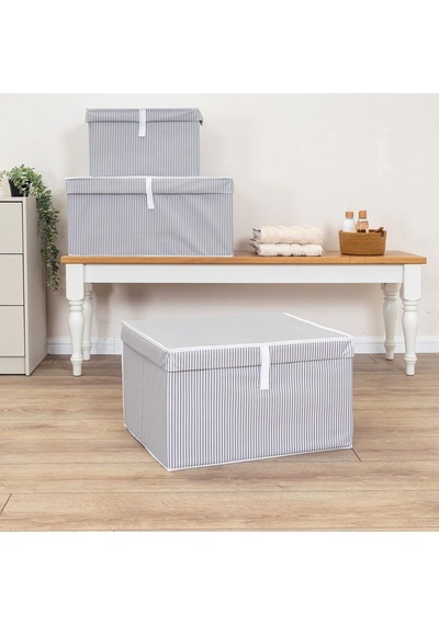 Çok Amaçlı Kutu Hurç Maxi/saklama Kutusu/kazak-kıyafet Hurcu/oyuncak Kutusu 50x40x30 Cm Tela 50 X 40 Diğer