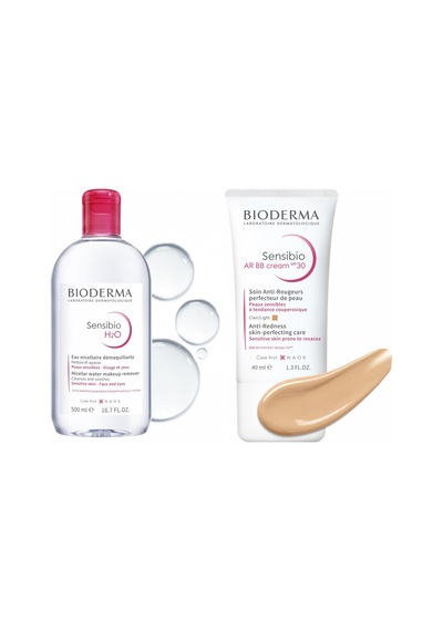 Bioderma Sensibio H2O 500 ML + Bioderma Sensibio AR BB Cream 40 ML