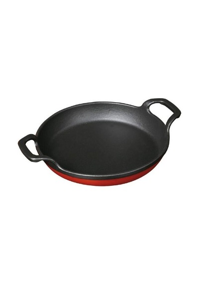 Sürel 6117 Demir Döküm Yuvarlak Sahan 16 CM Kırmızı