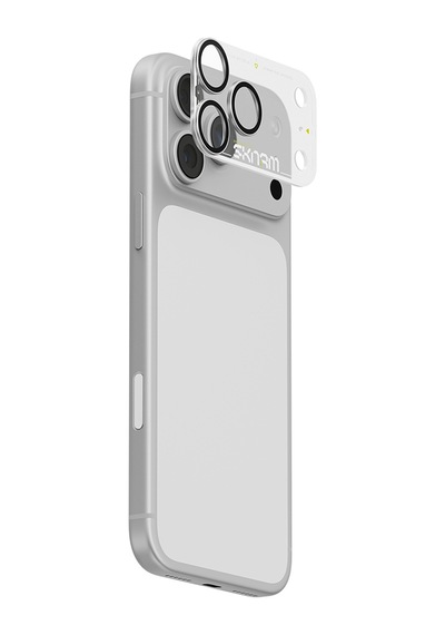 İphone 18 Pro Max Uyumlu Skinarma Atlas Serisi Ionix Kamera Lens Koruyucu Beyaz