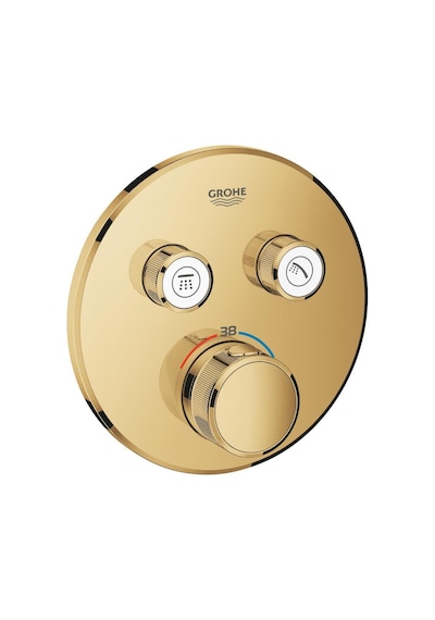 Grohtherm Smartcontrol Çift Valfli Akış Kontrollü Ankastre Termostatik Duş Bataryası - 29119Gl0