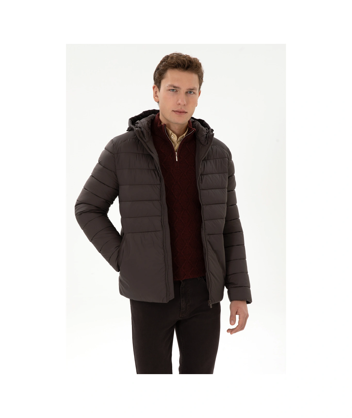 U.s. Polo Assn. Erkek Koyu Kahverengi Mont 50310049-vr084 Koyu Kahverengi