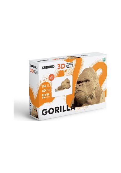 Cartonic 3d Puzzle - Gorılla