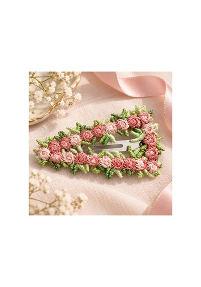 Çiçek Detaylı Üçgen Çıtçıt Saç Tokası - Pembe Pembe Üçgen - 923833735 Pembe Üçgen - 923833735 Pembe Üçgen