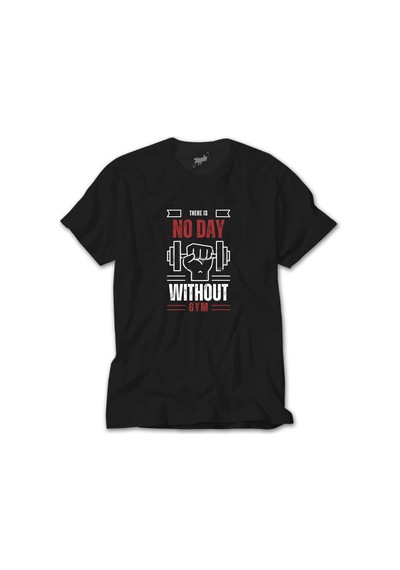 Without Gym Siyah Tişört Siyah
