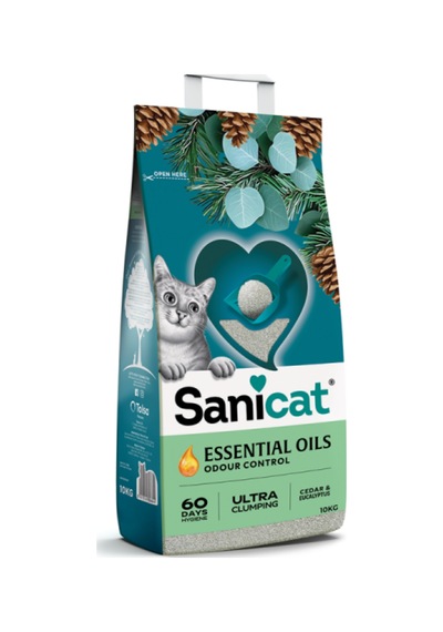 Essential Oils Sedir Ve Okaliptus Kokulu Kedi Kumu 10 Kg