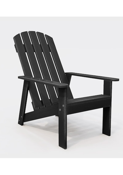 Modern Ahşap Oval Adirondack Balkon, Bahçe Koltuğu