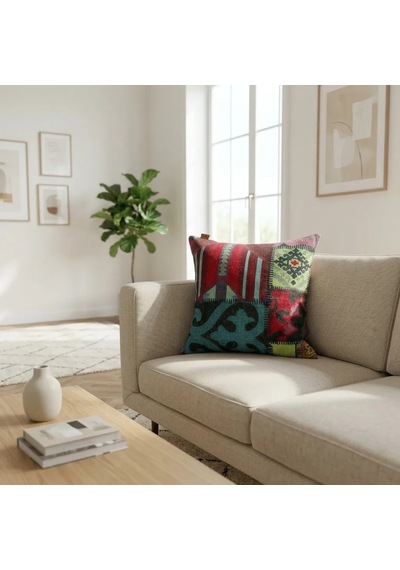 Tasarım Kırlent Kılıfı Kilim