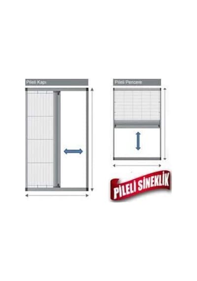 Plise Pileli Akordiyon Kapı Pencere Sineklik
