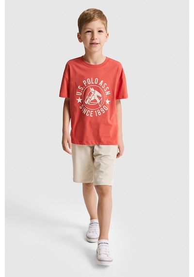 U.s. Polo Assn. Erkek Çocuk Kiremit Tişört 50327009-vr031