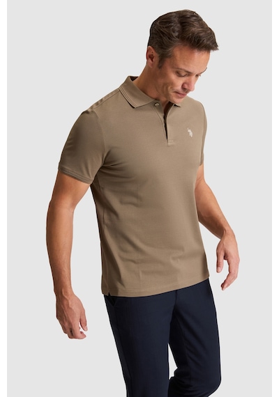 U.s. Polo Assn. Erkek Haki Tişört Basic 50324938-vr027