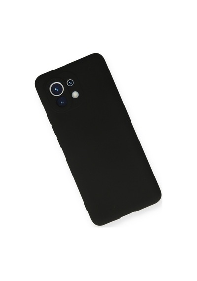 Xiaomi Mi 11 Uyumlu Kılıf Nano İçi Kadife Silikon - Siyah