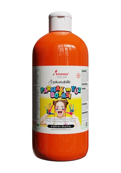 Turuncu Parmak Boyası 500 Gr