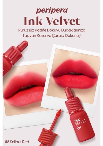 Perıpera Ink Velvet 8 Sellout Red 8