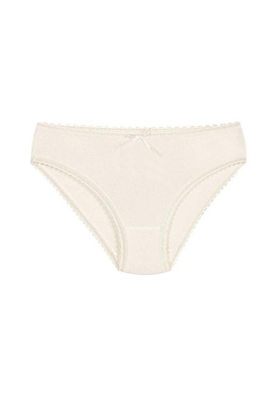 Yıldız Kadın Bambu Dantelli Bikini Külot Ekru 3882 12 Adet Ekru