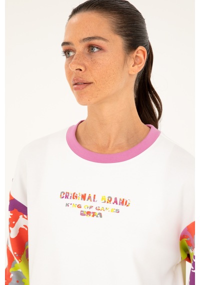 U.s. Polo Assn. Kadın Beyaz Sweatshirt 50284346-vr013 Beyaz
