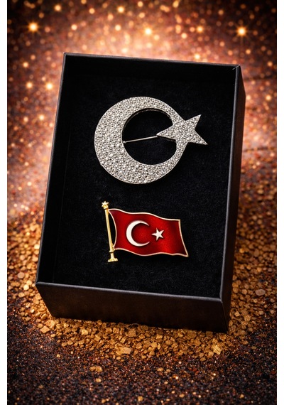Öğretmenlere Özel Anlamlı Broş Seti 2 Renkli