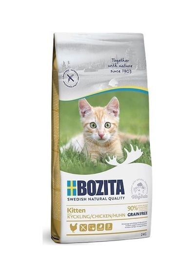 Bozita Kitten Tahılsız Tavuklu Yavru Kedi Maması 2 KG