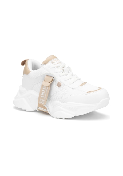 Dark Seer Ds.pmd239k2051 Sneaker Günlük Spor Ayakkabı 2025 Kadın Beyaz-bej