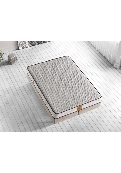 Exclusive Yatak 90x190 Tek Kişilik Visco Yatak Ekstra Lüks Yaysız Yatak 24 Cm Pamuklu Keten Doğal Kumaş