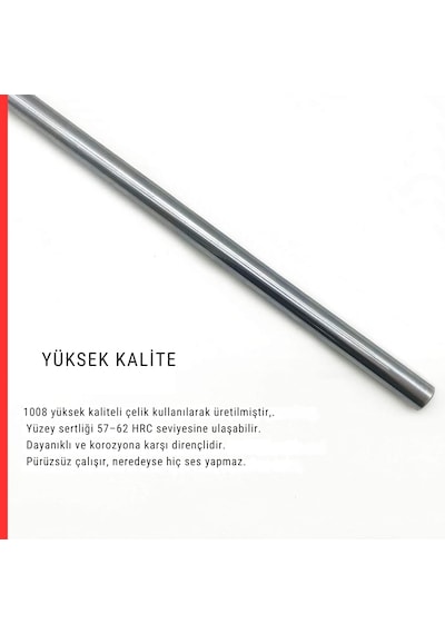 20 Mm Lineer Rulman Uyumlu Transmisyon Mili 1 Metre Yatay Hareket Sistemleri