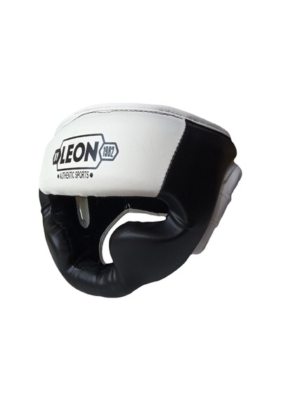 Aksaspor Leon Hardy Boks, Muay Thai Kick-Boks Antrenman Kaskı Siyah Beyaz