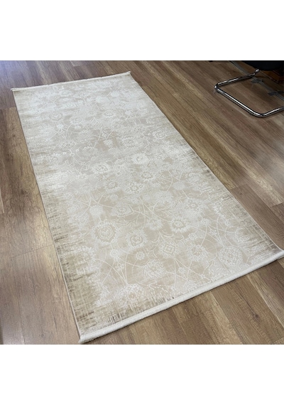 Hoom Rugs Decor 1135 Vizon Yün Tuşeli Pamuk Taban Halı Vizon