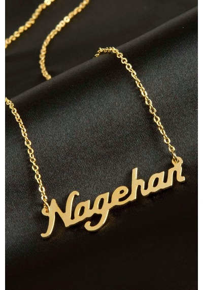 Nagehan - 612 - İsimli - Shophnrl - Kolye -sarı altın