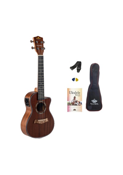 Havana Hk-114eq Elektro Concert Ukulele- Maun Set Kılıf-askı-method-pena Hediyeli