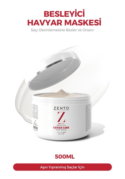 Zento Haır Mask Yoğun Havyar Bakım Saç Maskesi 500 ML