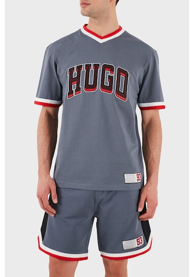 Hugo Erkek T Shirt 50510173 462 Mavi Mavi