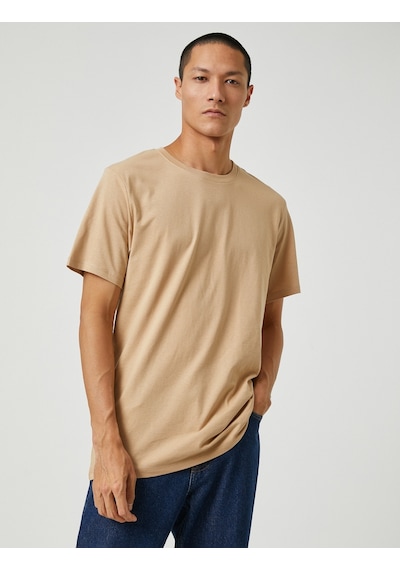 Koton Basic Tişört Slim Fit Bisiklet Yaka Kısa Kollu Pamuklu Deve Tüyü 3Sam10057Hk 3Sam10057Hk100 Taba Koton Basic Tişört Slim Fit Bisiklet Yaka Kısa Kollu Pamuklu Deve Tüyü 3Sam10057Hk 3Sam10057Hk100 Taba