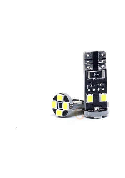 Niken 12v T10 Büyük Dipsiz Ampul 8 Led'li 2'li Set - Beyaz Işık Diğer