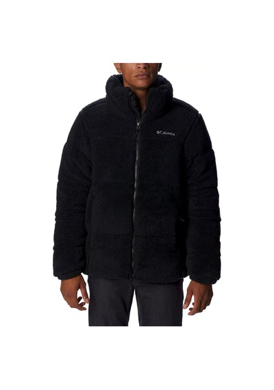 Columbia Puffect Sherpa Jacket Erkek Tüylü Mont Siyah Siyah