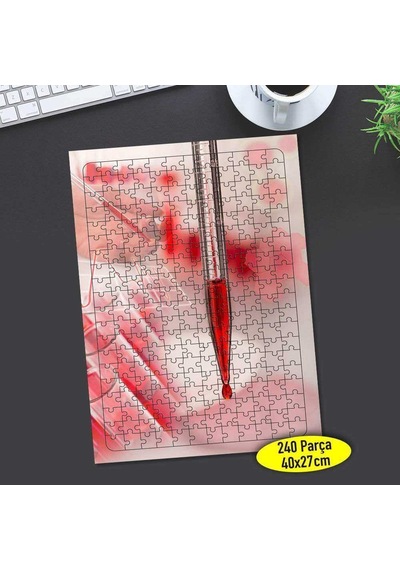 Kan Testi Biyokimya 240 Parça Puzzle Yapboz Tablo-92562349