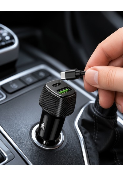 Araç Şarj Cihazı Type-c + Usb 38w Xuczpg38şarjcihazııııııı-4-1 Belirtilmemiş