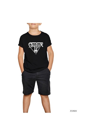 Zepplin Giyim Asphyx Essential Siyah Çocuk Tişört