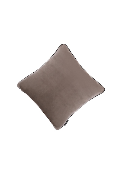 Biyeli Kırlent Yastık Kılıfı Vizon Rengi 45x45