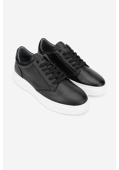 Valmenti Erkek Hakiki Deri Siyah Floter Sneakers & Spor Ayakkabı 1212 2509 Erk Ayk Sk26-27 Sıyah Fltr