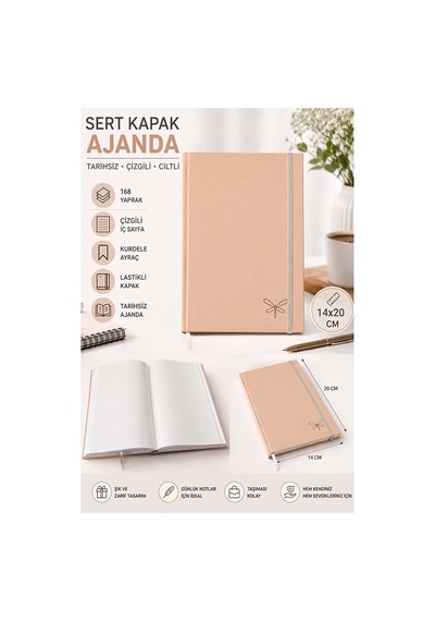 Kaliteli Tarihsiz Ajanda Not Defteri A5 14x20cm 1 Adet Lizz Ofs180l Çizgili Lastili Sert Kapak 168 Yaprak Ciltli Açık Pembe Kaliteli Tarihsiz Ajanda Not Defteri A5 14x20cm 1 Adet Lizz Ofs180l Çizgili Lastili Sert Kapak 168 Yaprak Ciltli Açık Pembe