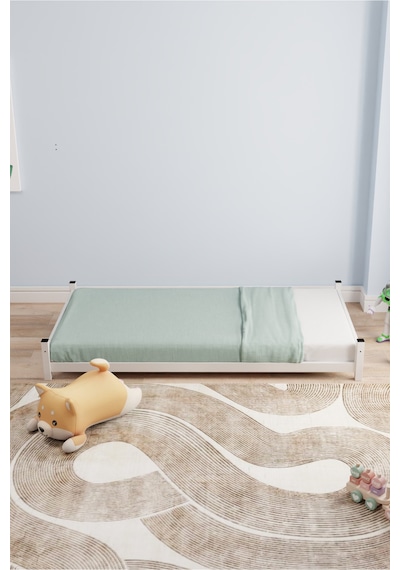 Moblay Defne Yavrulu Genç Çocuk Yatak Odası Metal Ranza Ve Karyola 90x190 Beyaz 90 x 190 Moblay Defne Yavrulu Genç Çocuk Yatak Odası Metal Ranza Ve Karyola 90x190 Beyaz 90 x 190