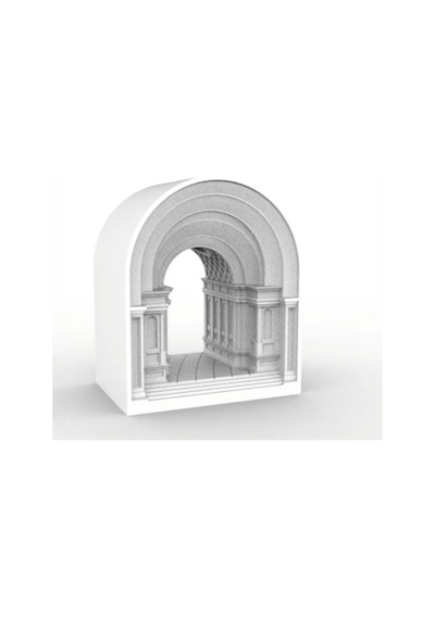 Gotik Kemer Işık Lambası - 3d Baskı Pla Dekoratif Avize 22x18x12 Cm 13 X 22